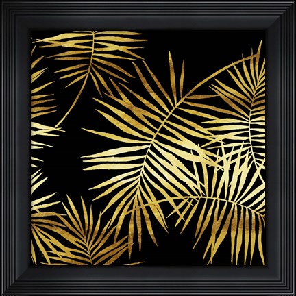 Framed Palmes d&#39;Or Noir Print