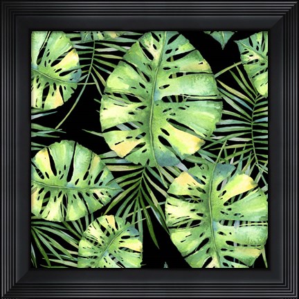 Framed Tropics Noir Print
