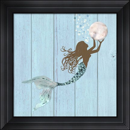 Framed Gathering Pearls I Print