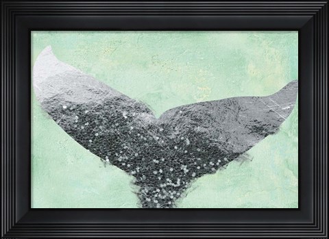 Framed Mermaid&#39;s Tail I Print