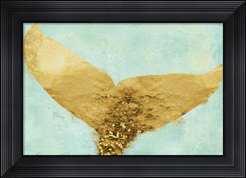 Framed Mermaid&#39;s Tail II Print
