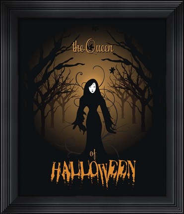 Framed Queen Of Halloween Print