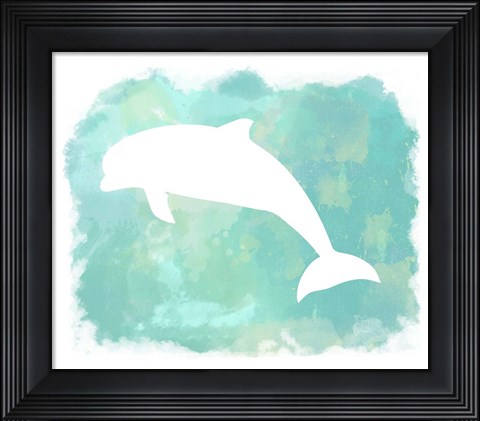 Framed Heart of the Sea Dolphin Print