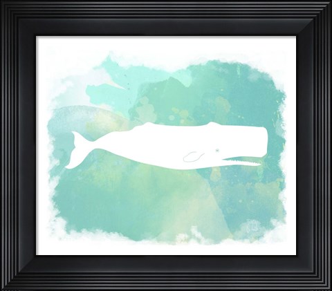 Framed Heart of the Sea Sperm Whale Print