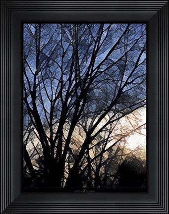 Framed City Sunrise 2 Print