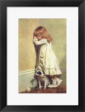 Framed In Disgrace, 1885 Print