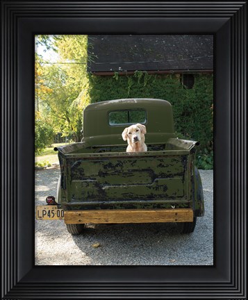 Framed Get Out of Dodge Hunter Green Print