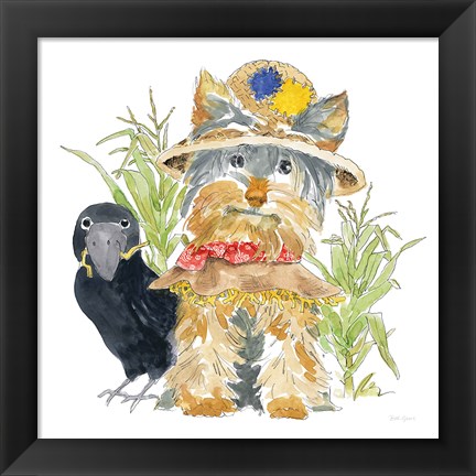 Framed Halloween Pets IV Print