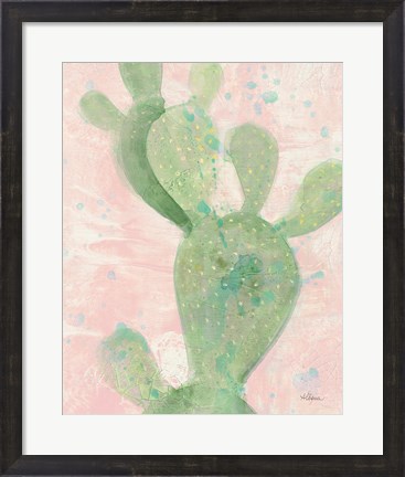 Framed Cactus Panel II Print