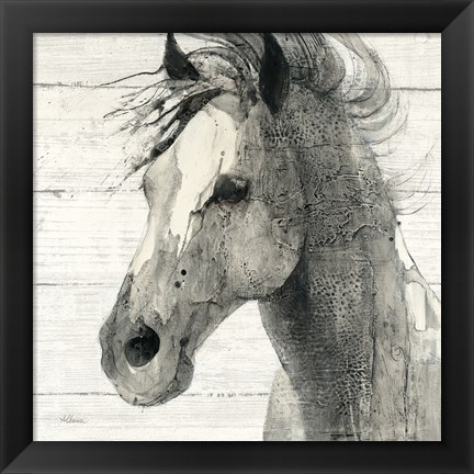 Framed In the Wind II Shiplap Print