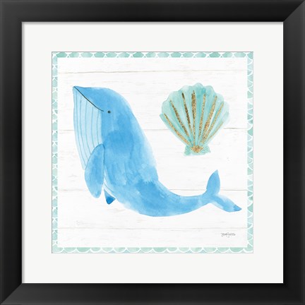 Framed Mermaid Friends VII Print