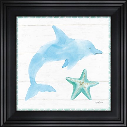 Framed Mermaid Friends VIII Print