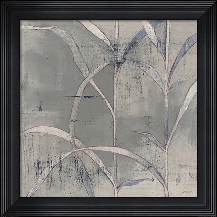 Framed In the Garden III Gray Print