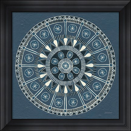 Framed Adire III v2 Cream Print