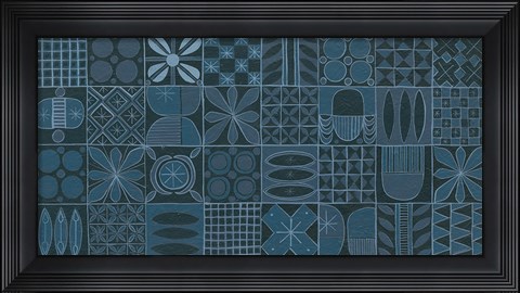 Framed Adire VI Print