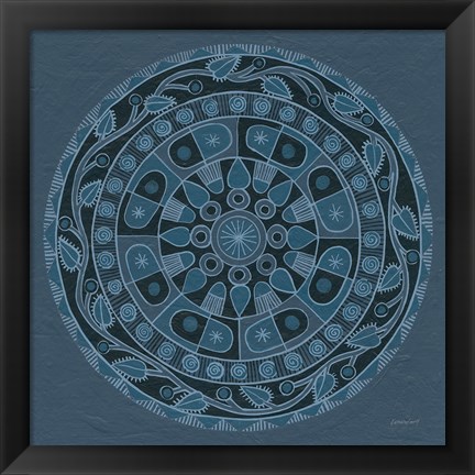 Framed Adire IV Print