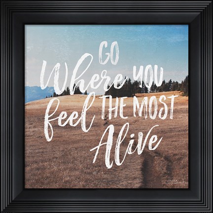Framed West Coast Wandering I Print