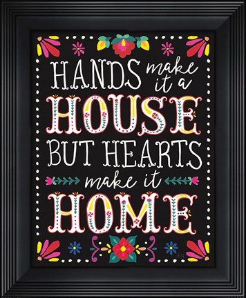 Framed Floral Fiesta Inspiration II Print