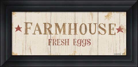 Framed Farm Patchwork XVI Print