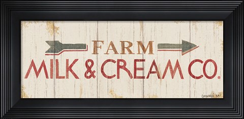 Framed Farm Patchwork XIII Print