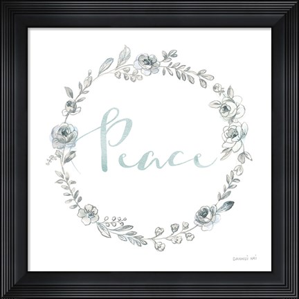 Framed Sketchbook Garden VI Print