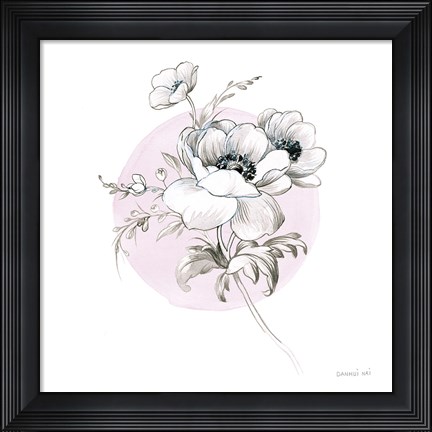 Framed Sketchbook Garden IV Print