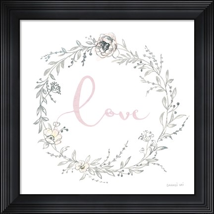 Framed Sketchbook Garden V Print