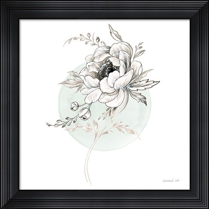 Framed Sketchbook Garden II Print