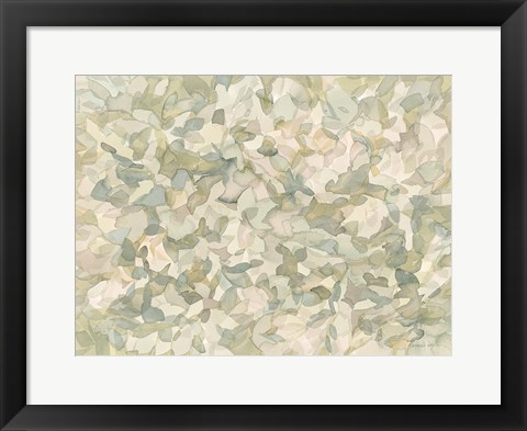 Framed Leafy Abstract Print