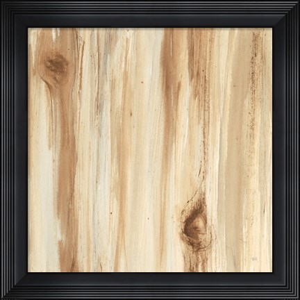 Framed Wood Panel II Print