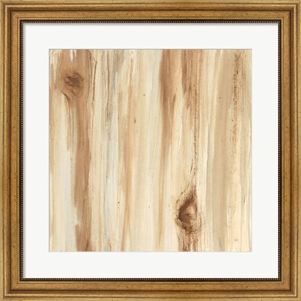Framed Wood Panel II Print