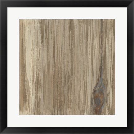 Framed Wood Panel IV Print