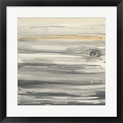 Framed Wood Panel III Print