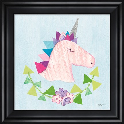Framed Unicorn Power III Print