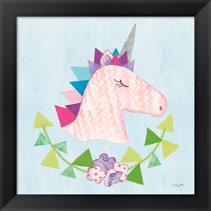 Framed Unicorn Power III Print