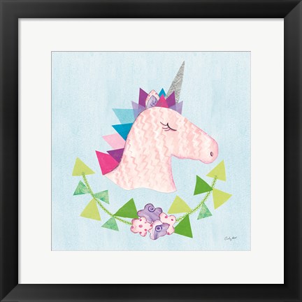 Framed Unicorn Power III Print