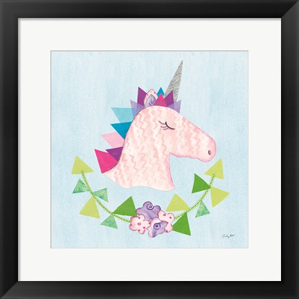 Framed Unicorn Power III Print