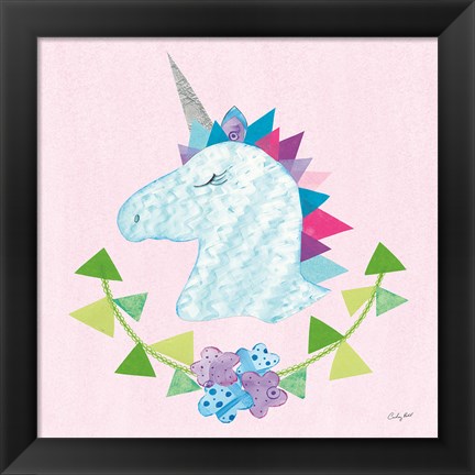 Framed Unicorn Power IV Print