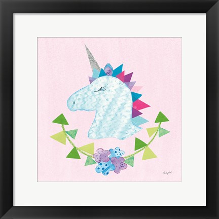 Framed Unicorn Power IV Print