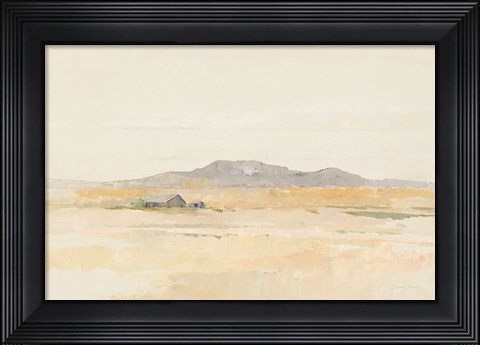 Framed Buttermilk Sky Print