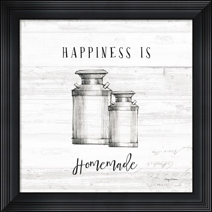 Framed Farm Life V Shiplap Print