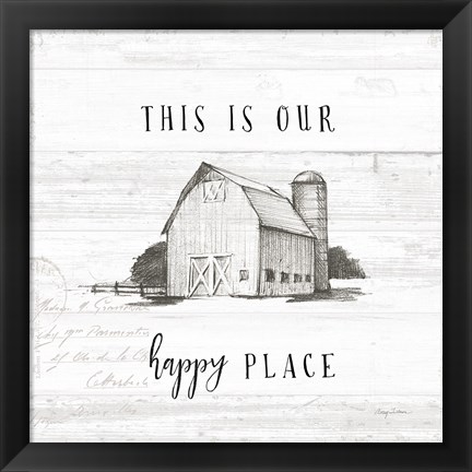 Framed Farm Life IV Shiplap Print