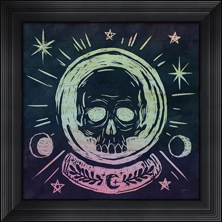 Framed Mystical Halloween Jewel III Print
