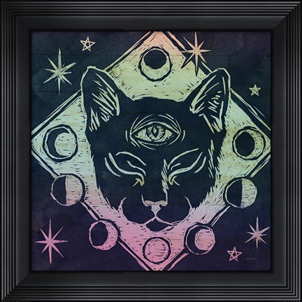 Framed Mystical Halloween Jewel IV Print