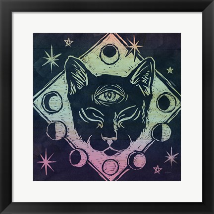 Framed Mystical Halloween Jewel IV Print