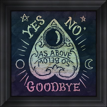 Framed Mystical Halloween Jewel II Print