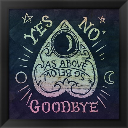 Framed Mystical Halloween Jewel II Print