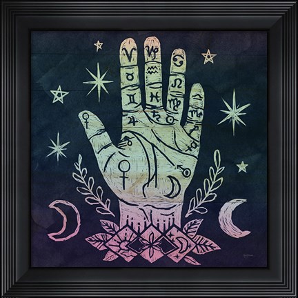 Framed Mystical Halloween Jewel I Print