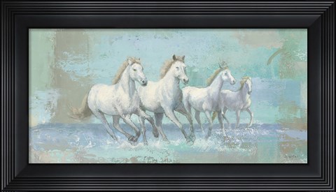 Framed Running Wild Crop II Print
