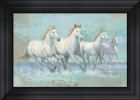 Framed Running Wild Crop I Print